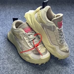 Off-White Odsy 1000 Beige White Sneakers Women’s EU 38/US 7.5 Authentic !READ!